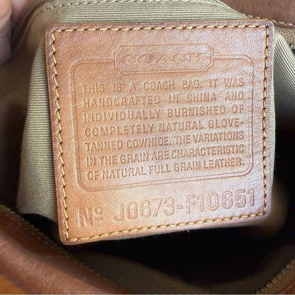 Vintage Rare Coach Leather Polka Dot Patchwork Shoulder Bag Silver Hardware - Picture 8 of 15